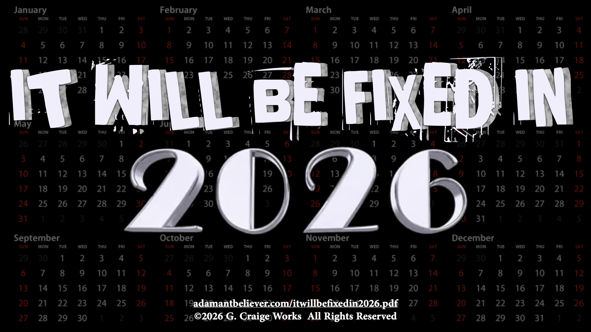It will be fixed in 2026.001