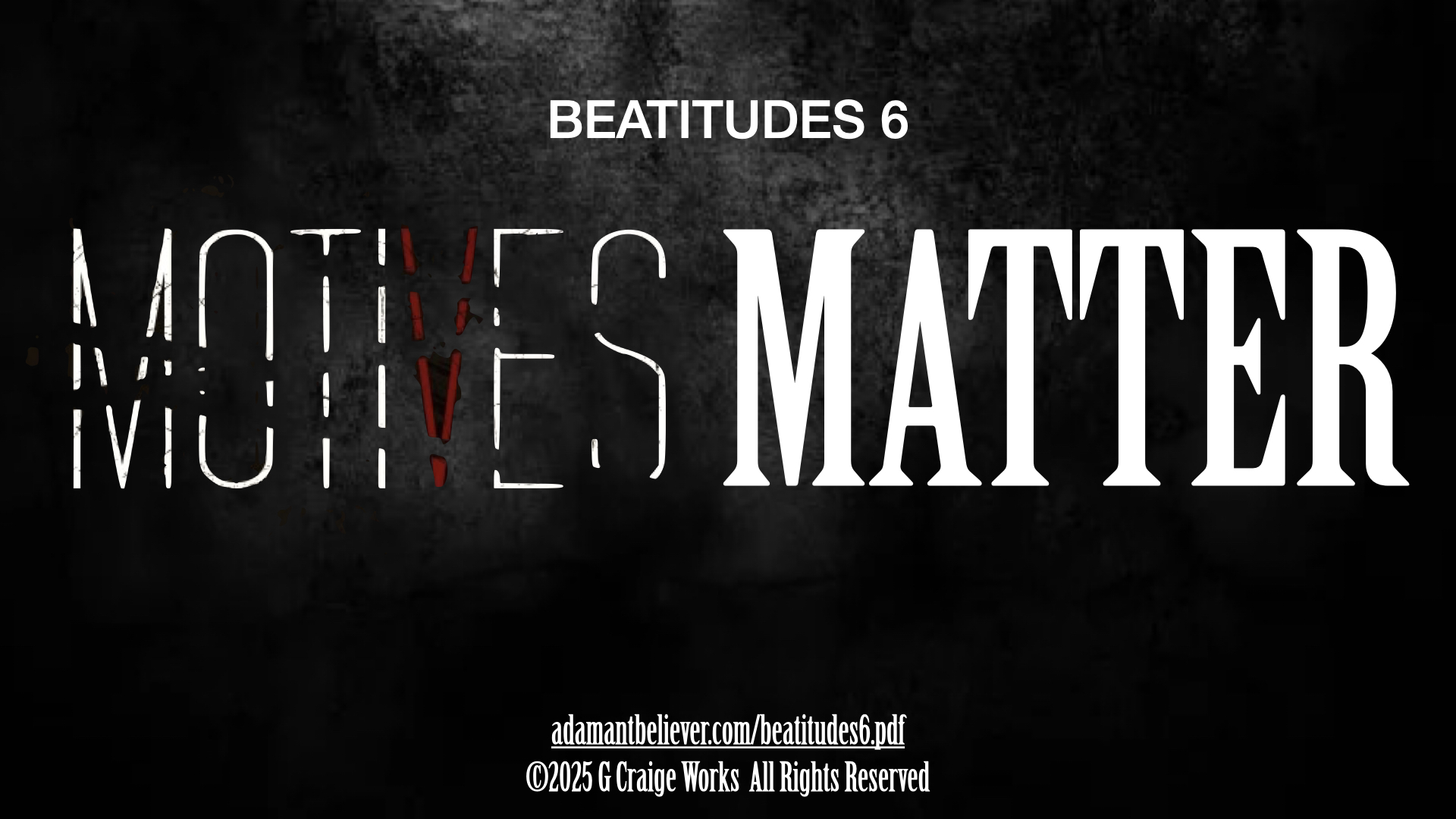 beatitudes 6.001