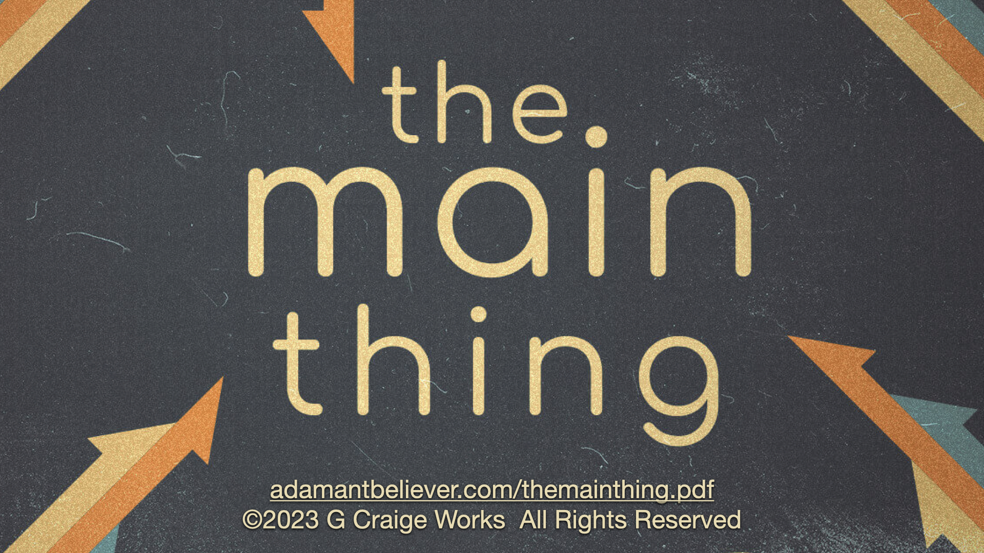 ‎main thing.‎001